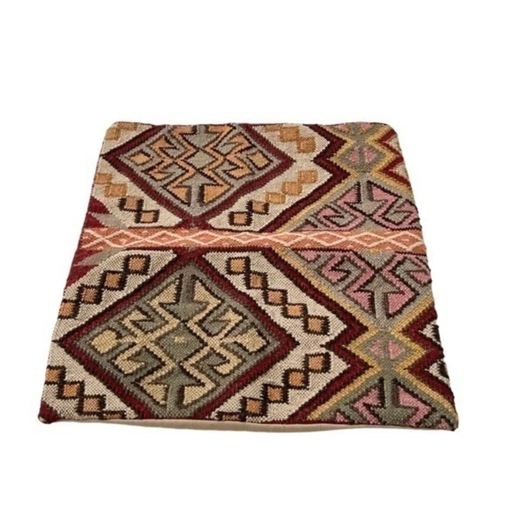 Pottery Barn‎ Set of 3 Geometric Shelton Kilim Wool Decorative Pillow Covers